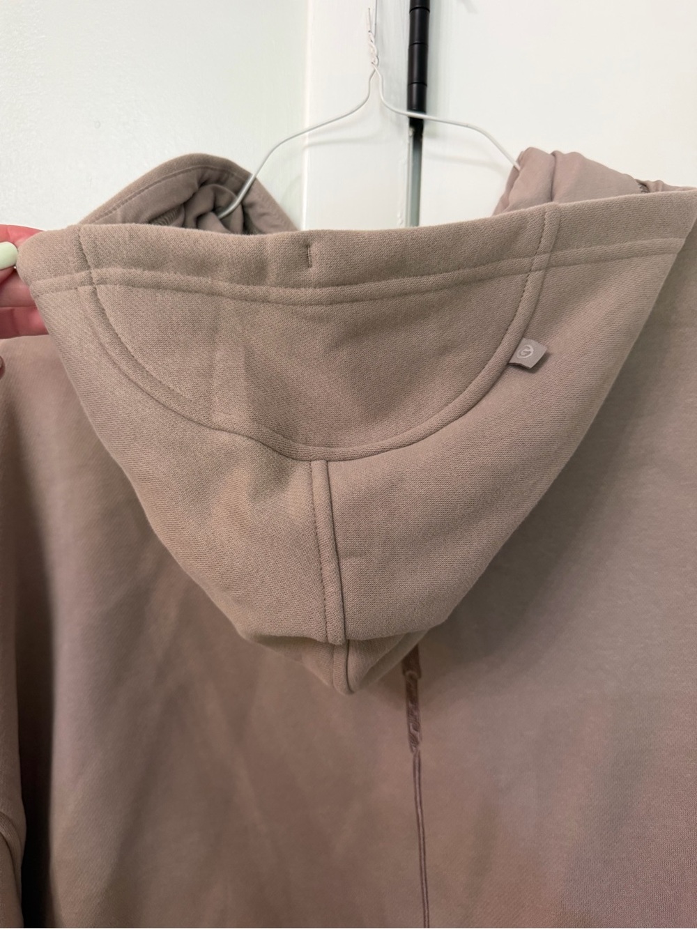 Harry Potter Cropped Hoodie - Women's Taupe Relaxed Pullover - Picture 10 of 14